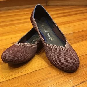 Wine Rothy’s Flats, 9.5